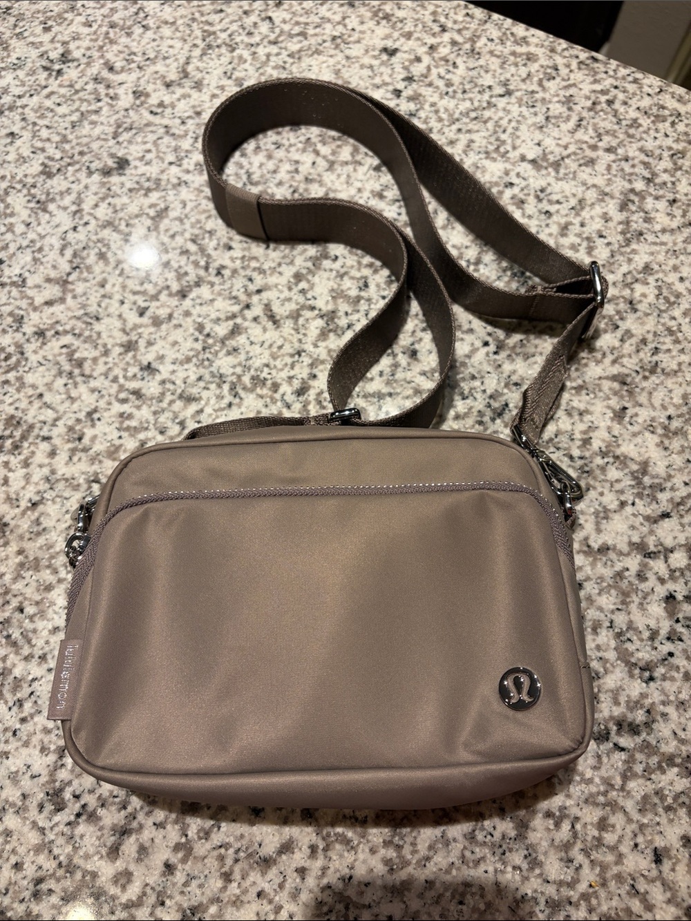 Sold Out Taupe/ Grey Everywhere Crossbody 3L Large
Metal Hardware